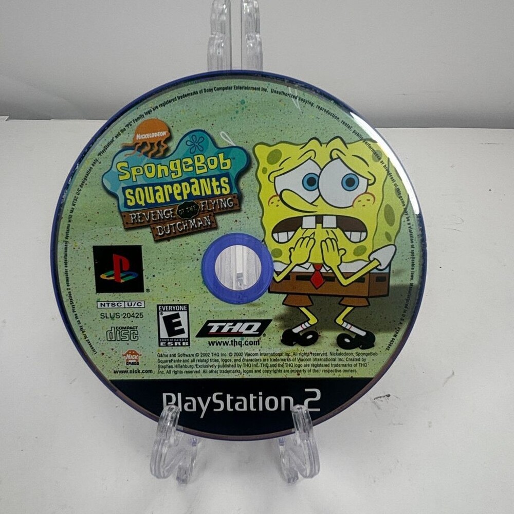 SpongeBob SquarePants: Revenge of the Flying Dutchman (PS2, 2002) Disc Only